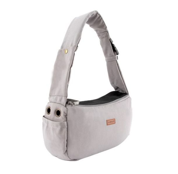 ドッグアイ/ ペットコットンスリングバッグ グレー L, M