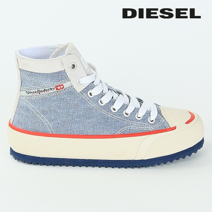 【EUR35/22.5cm】 ミドルカットスニーカー 靴 レディース S-PRINCIPIA MID W ミックスマテリアル デニム切替 die-l-k-f4-k8p