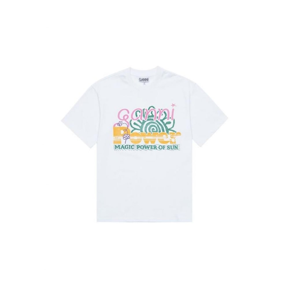 ガニレディースヘビージャージーサンショートスリーブ Tシャツホワイト T3790-151