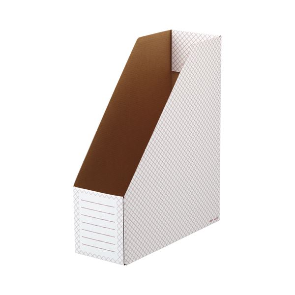 (まとめ) TANOSEE ボックスファイル（ホワイト） A4タテ 背幅100mm レッド 1パック（10冊） (×10セット) 12,556円