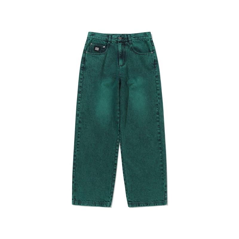 [公式] RGB ストレートデニムパンツ GREEN