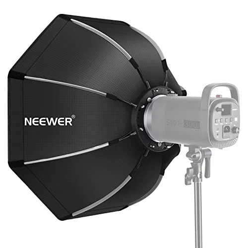 Neewer 65cm/26inch八角形ソフトボックス 折りたたみ式 ボーエンズマウントスピードリ