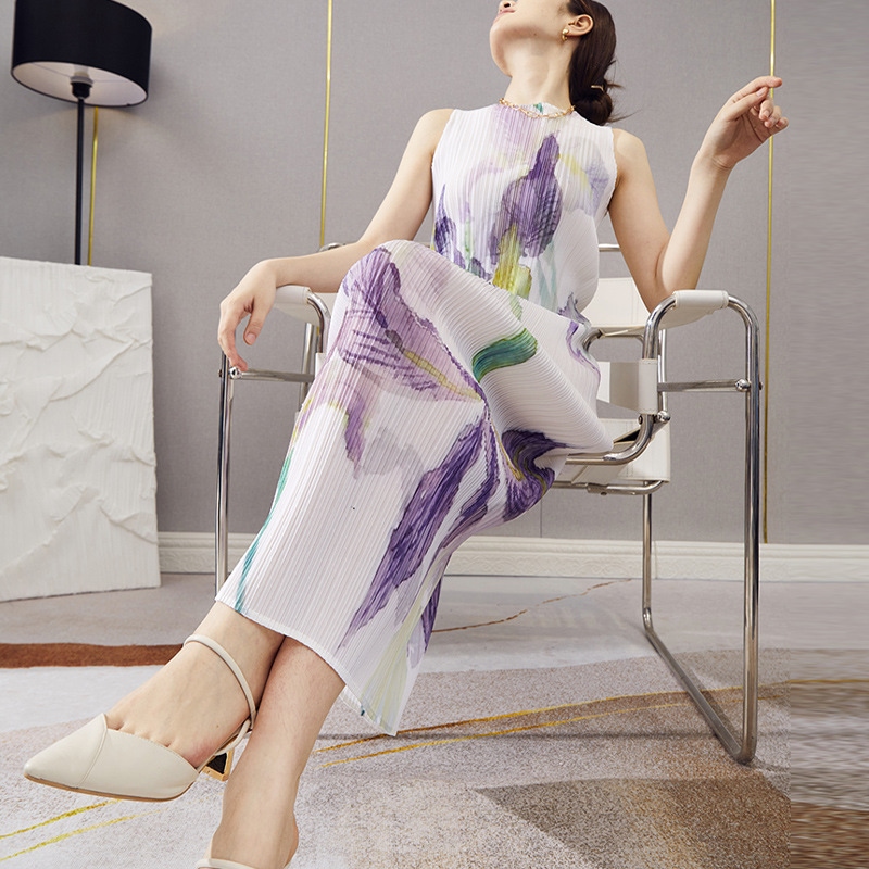 オーダーメイド柄の高級スカート婦人服ワンピースロング