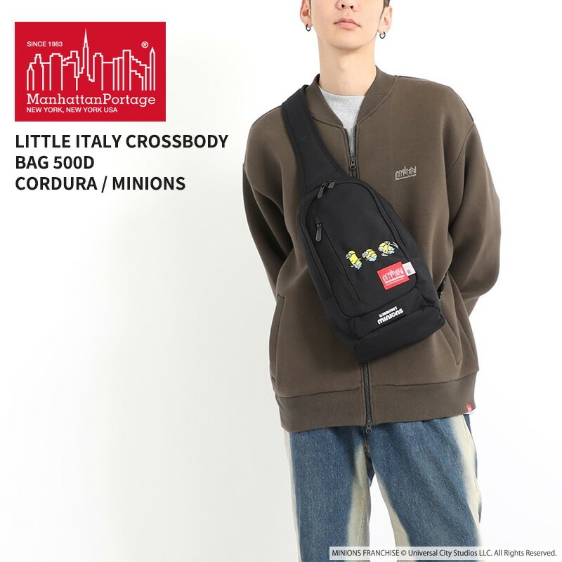 マンハッタンポーテージ ミニオンズ ボディバッグ Manhattan Portage ワンショルダー バッグ MP1927MNOS