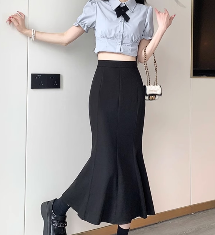 ボトムス デート モテアイテム スカート マーメイド フレア Aライン コットン 大人可愛い きれいめ 上品 おしゃれ かっこいい 大人可愛い ラブリー キュート ガーリー クール モード系 セクシー 4,932円