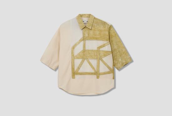 LEMAIRE Men Short Shirts