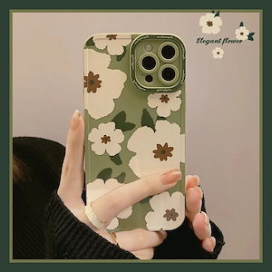 スマホケース フラワー iphone15 iphone141311アップル 柔らかい 保護 日韓人気 項 iphoneケース