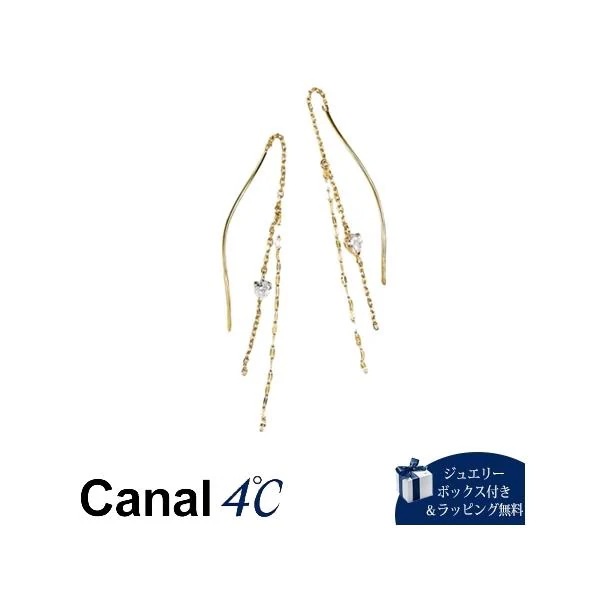 カナル 4℃ Canal 4℃ 【earjoy】 シルバー ピアス キュービックジルコニア