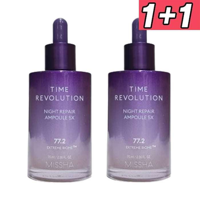 タイムレボリューションナイトリペアアンプル5X, 70ml, 2個