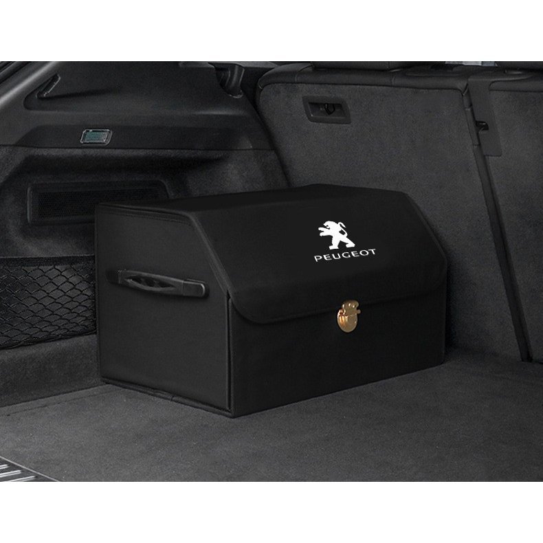 プジョー Peugeot車用トランク収納ボックス 大容量トランクバッグ 整理 収納box