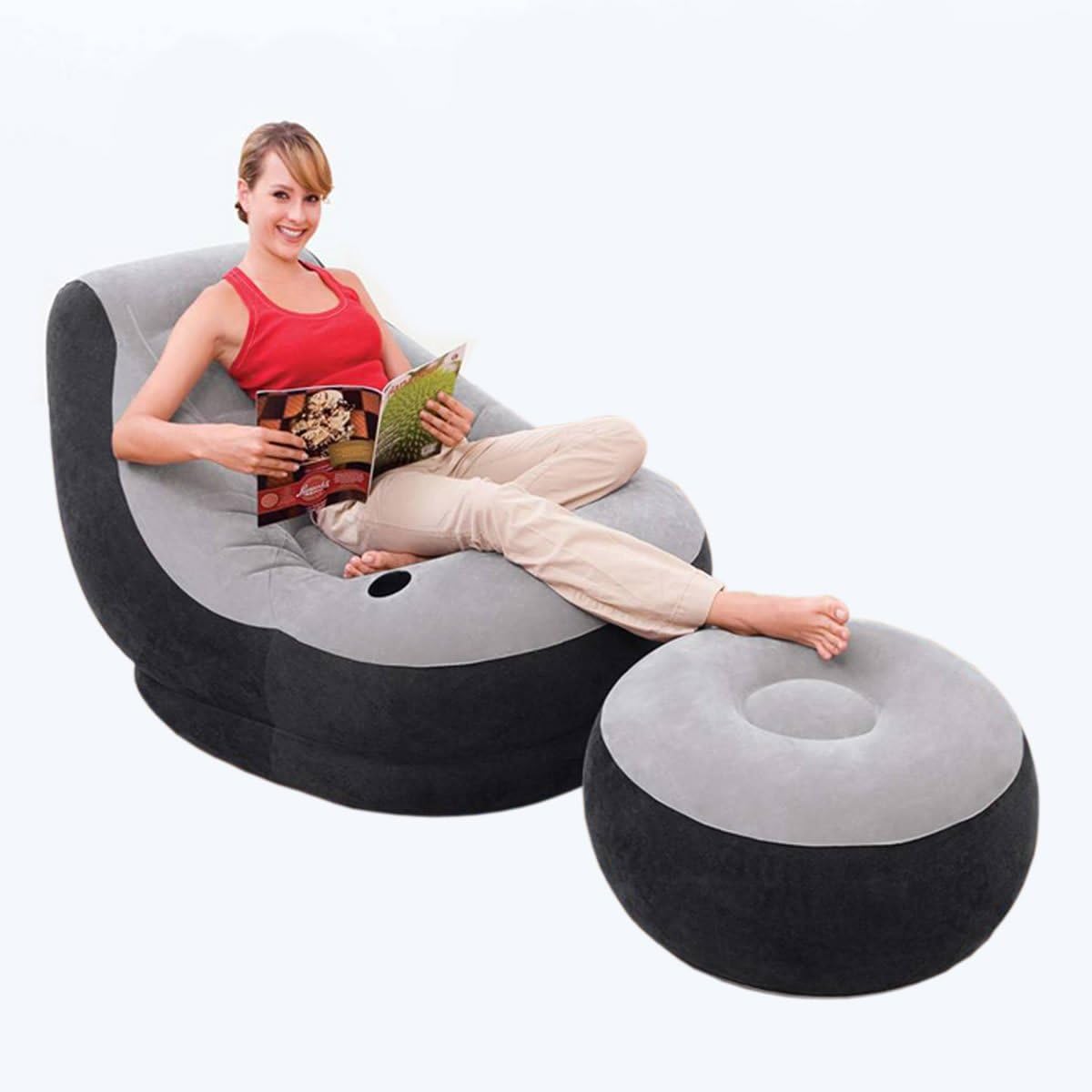 エアー ソファ オットマン 空気 SOFA 一人掛け 1P 家具 インテリア デザイン おしゃれ ボトルスタンド 空気 快適 一人暮らし 部屋 お洒落 おもしろ 面白 イス 椅子