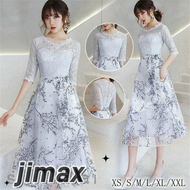 パーティードレス 10代 20代 30代40代 ワンピース おしゃれ フォーマル お呼ばれ ミモレ丈 カラードレス キレイめ 結婚式 成人式 セクシー レディース ホワイトデー