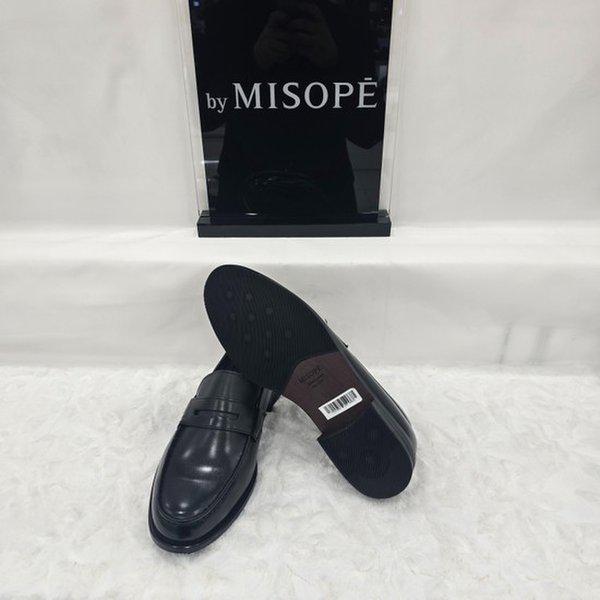 By 男性クラシックペニーローファー 122HT219SH003 BLACK 4 JJ