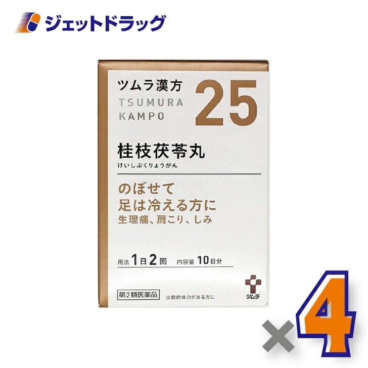 【第2類医薬品】ツムラ漢方桂枝茯苓丸料エキス顆粒A 20包 ×4個（漢方 けいしぶくりょうがん）