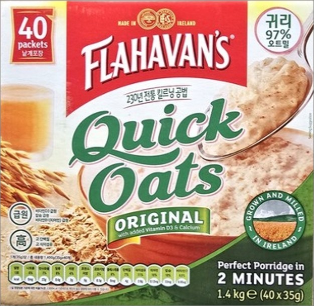 プラハバン クイックオートオリジナル 35g X 40本 1.4kg /オートミール