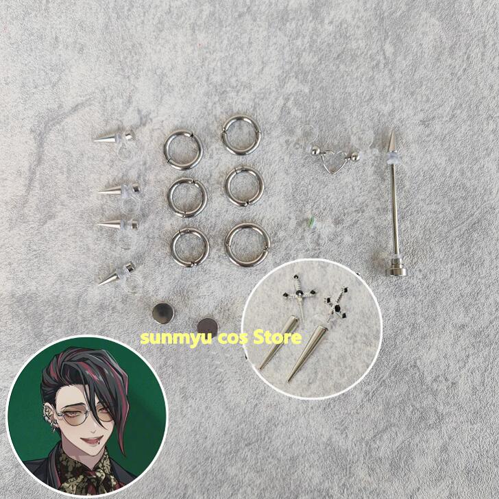 Paradox Live　パラドックスライブ　白忠成 イヤーリング　イヤー飾り コスプレ道具　 アクセサリー