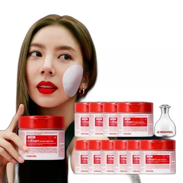 メディフィル 売り切れ弾力充電 コラーゲン アンプル パッド10個+クーリングスキン マッサージ機