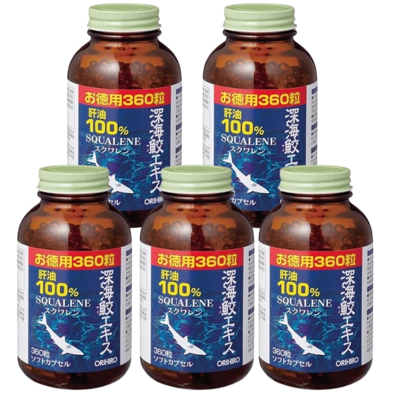 深海鮫エキスカプセルお徳用 360粒 (60日分) 5個セット