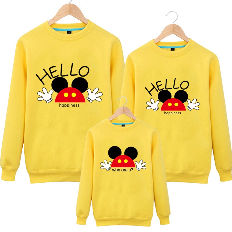 7色親子ペア服お揃い ペアルックカップル ディズニーミッキーマウスパーカー 韓国 レディース Blog