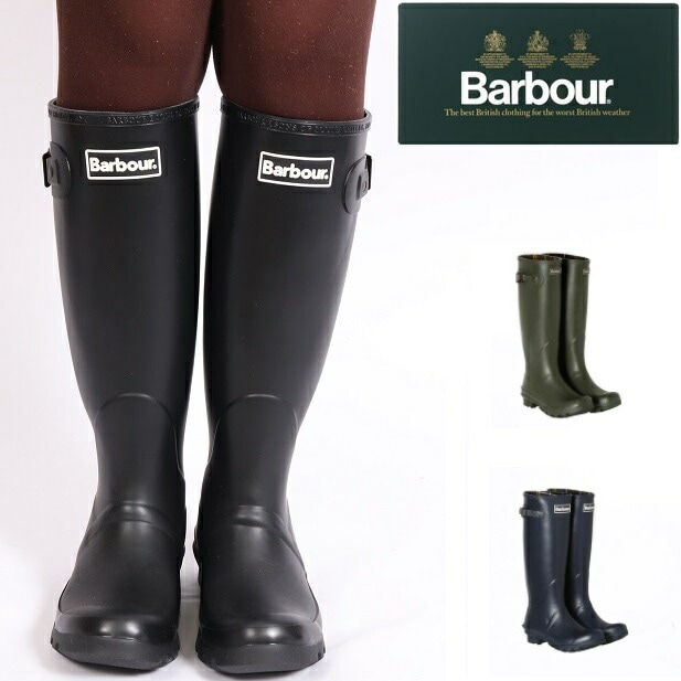 Qoo10] バブアー Barbour バブアー レインブーツ