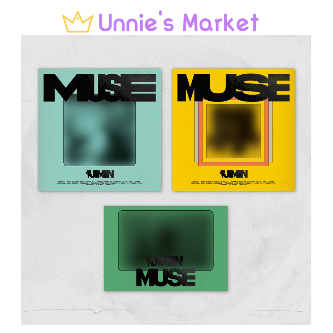 [SET] Jimin (BTS) MUSE (Set) + MUSE (Weverse Albums ver.) Set + Free Photocard 1EA(fan-made)