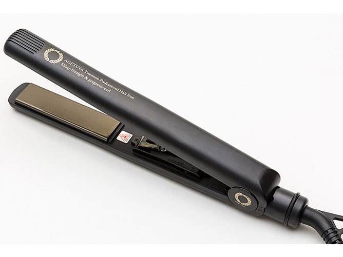アゲツヤプロ チタニウム プロフェッショナルヘアアイロン HS260-B2 [black]