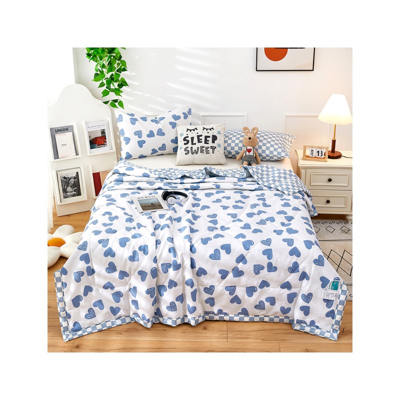 純綿夏薄い布団 洗濯機で洗える