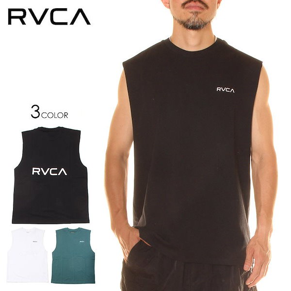 RVCA ルーカ タンクトップ メンズ BACK RVCA TANK 2020春夏 ブラック/グレー/ホワイト S/M/L