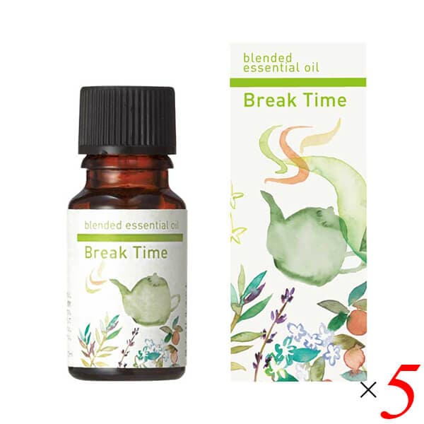 生活の木 ブレンドエッセンシャルオイル 10ml 5本セット ブレイクタイム