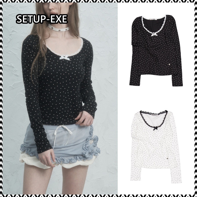 SETUP-EXE TINY STAR LACE TOP