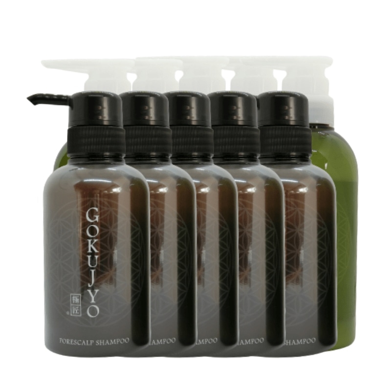 頭皮 汚れ フケ 髪 極匠 ゴクジョウ スカルプシャンプー ５本 ＆ 極匠 ヘアトリートメント ５本セット