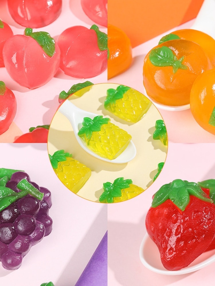トロピカルフィッシュグミキャンディ 3種類のフレーバー フルーツ漫画動物型キャンディスナック お菓子 大人 子供 誕生日プレゼント