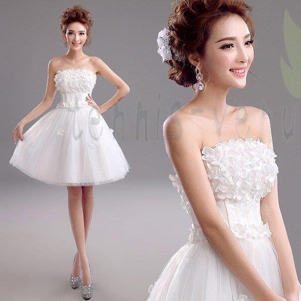 ミニドレス 安い ウェディングミニドレス 結婚式 演奏会 ミニドレス 白 発表会 パーティードレス