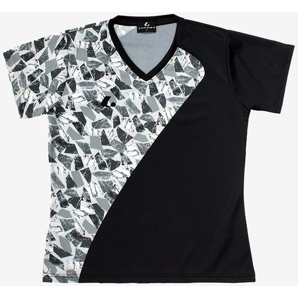 LUCENT ルーセント Ladies ゲームシャツ 襟なし ブラック テニス XLH2489 レディース 半袖 4,921円