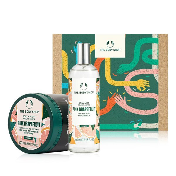 【The body shop】 Package/Pink/Fragrance/Gift Set
