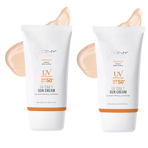 マックイーンニューヨークユブイデイリーサンクリーム水分SPF50+ PA+++50g2個