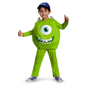 コスプレ 仮装 DXマイク 子供用 M(3T-4T) 【 コスプレ 衣装 ハロウィン 仮装 コスチューム 子供 アニメ ディズニー グッズ キッズ モンスターズインク マイク 公式 モンスターズユニバ