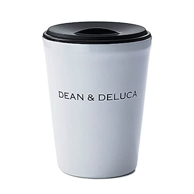 他サイト： DEAN&DELUCA ステンレスタンブラーホワイト 260ml 蓋つき 保冷保温 ステンレス製 広口 コーヒーカップ 8.512.2cmの商品画像