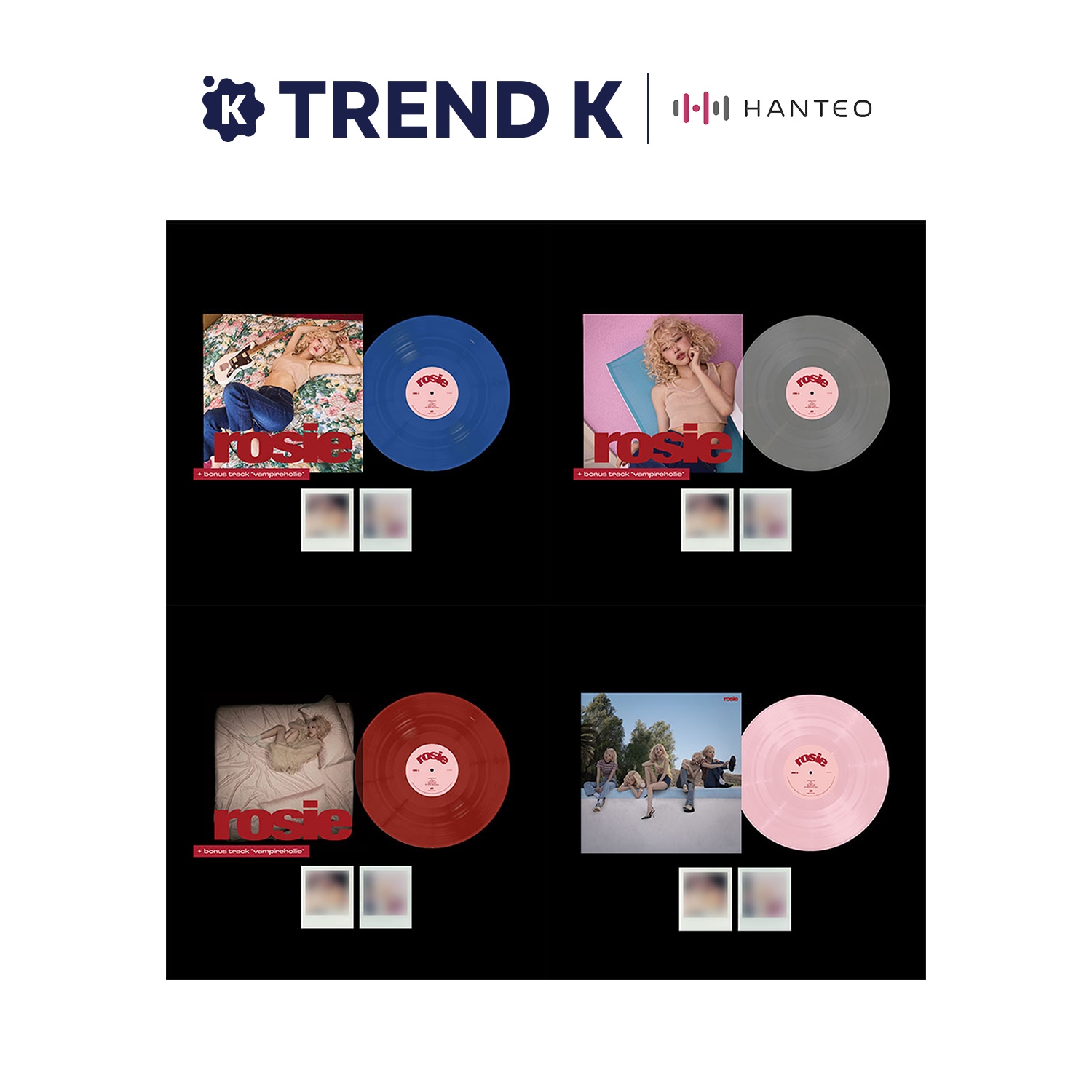 [当店特典] ROSÉ - first studio album [rosie] (vinyl) 韓国盤