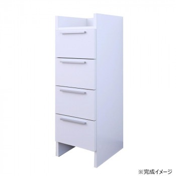 日本製組立家具 ランドリーチェスト 4段 CO-NC-9030H