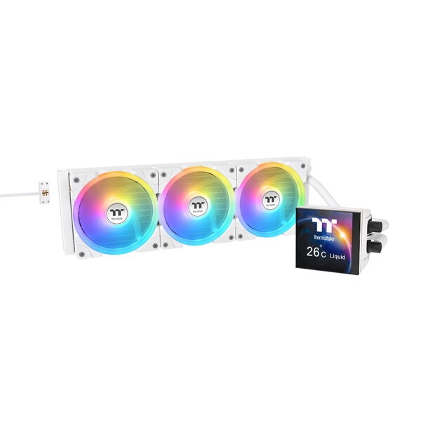 Thermaltake CL-W433-PL12SW-A ホワイト MAGFloe 360 Ultra Snow Edition 簡易水冷CPUクーラー メーカー直送