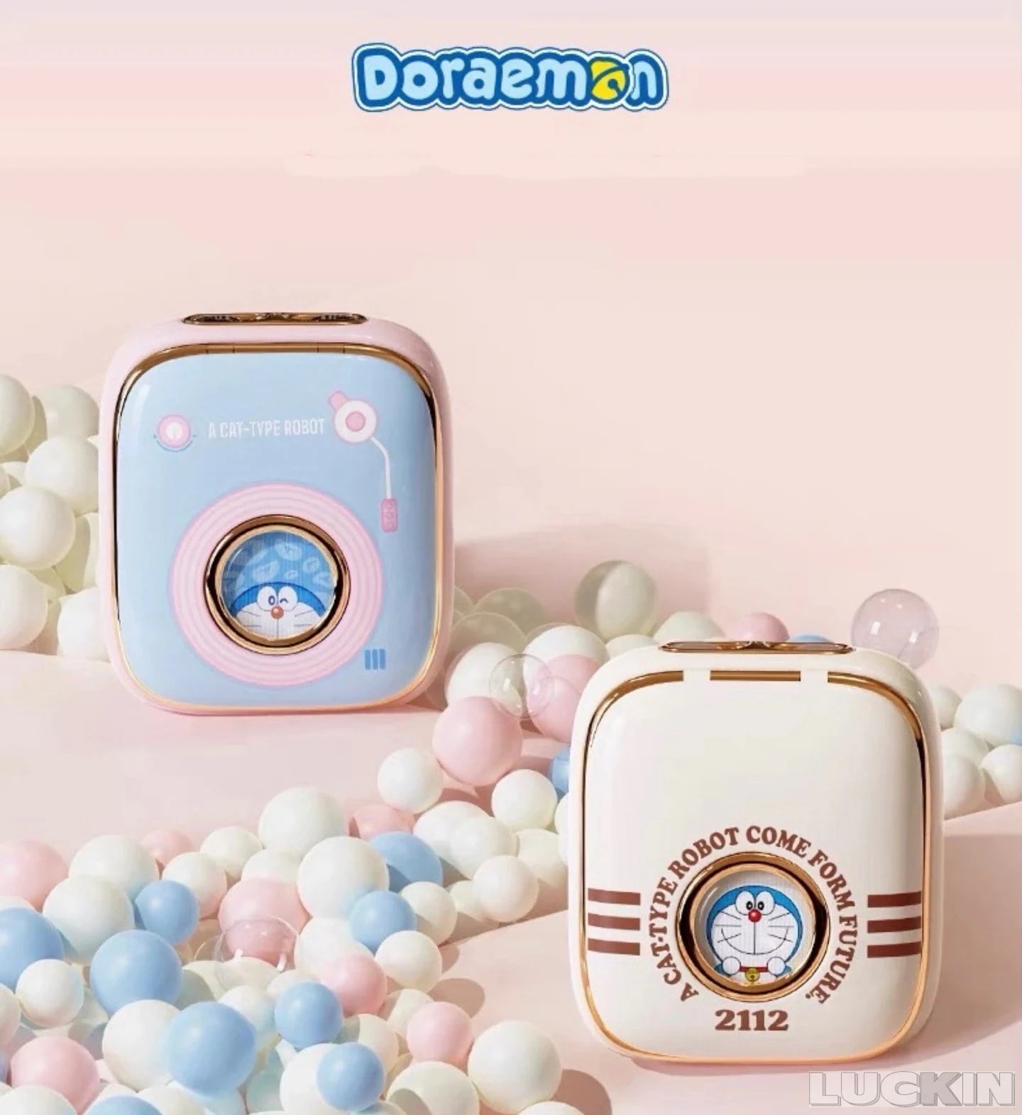 【新年プレゼント】新年新作 Doraemon ワイヤレスイヤホン シェルパターン可愛い 大きな頭ドラえもん 安心の品質保証 全機能ノイズキャンセリング ワイヤレスイヤホン