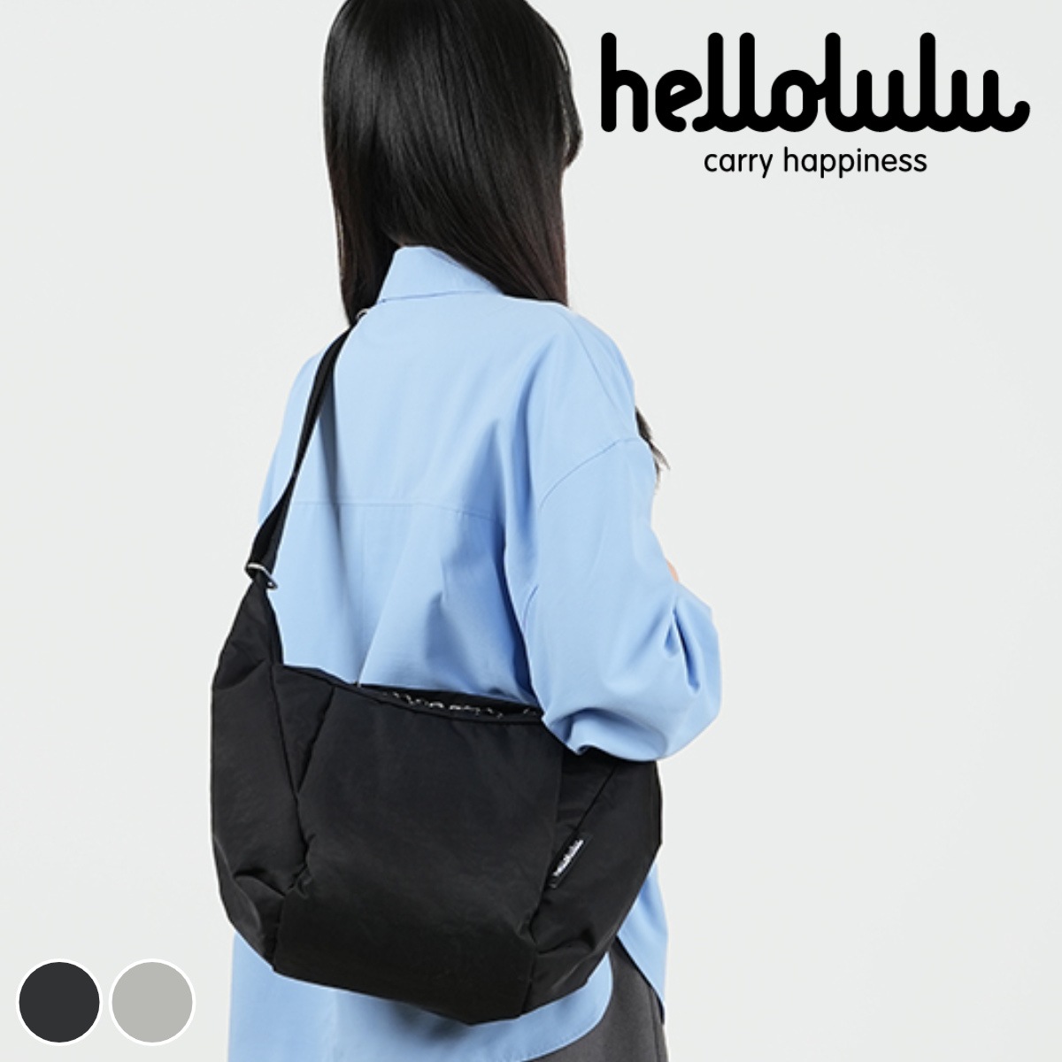 【26年SS新色】 ショルダーバッグ hellolulu マイルズ MILES ハロルル バッグ ショルダー クロスボディ レディース メンズ 軽い 撥水 ナイロン クロスバッグ 斜め掛け