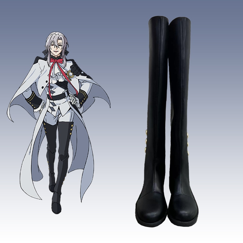 終わりのコス靴デザイン百夜セラフマイケルフェリドバートリーコスプレ靴アニメ展示靴