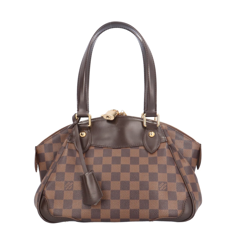 ルイヴィトン ヴェローナPM ダミエ ハンドバッグ ダミエキャンバス N41117 ブラウン LOUIS VUITTON 中古