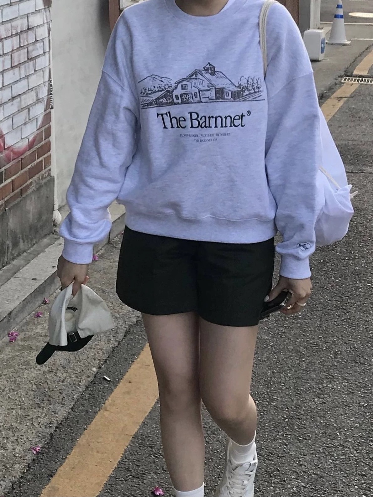 Country Barn Sweat Shirts　トレーナー　バーネット　韓国人気商品　レディース　ユニセックス　オーバーサイズ　韓国人気ブランド　秋冬