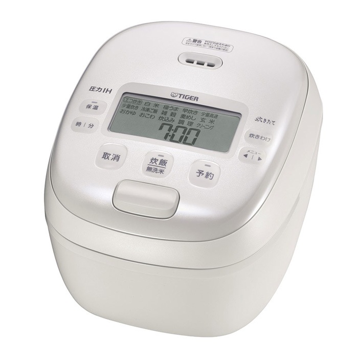 5.5合炊き 圧力IHジャー炊飯器 炊きたて JRI-B100-W ホワイト