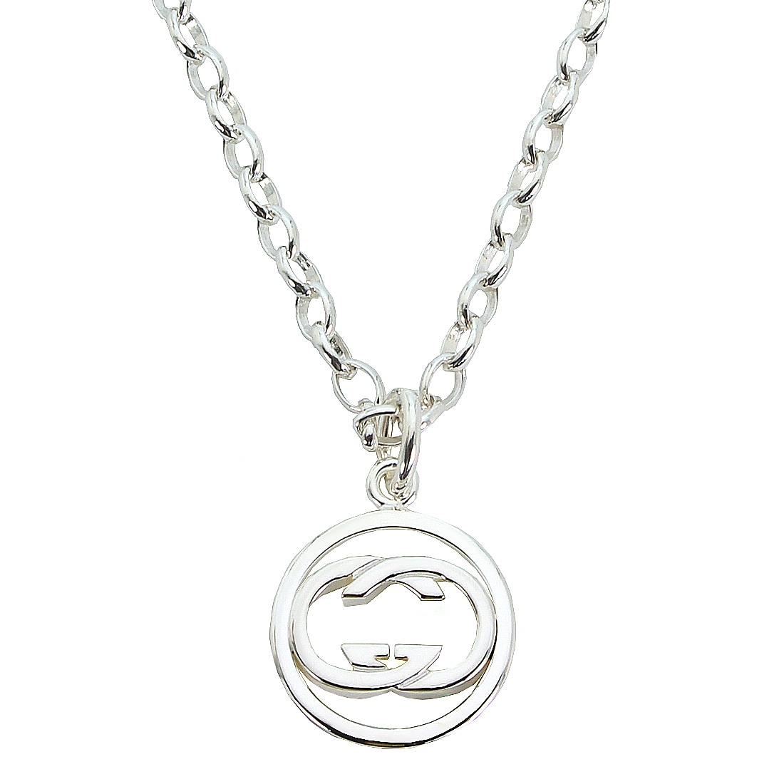 GUCCI 147749-J8400-8106 DOPPIA G グッチ ドッピアG ペンダント スターリングシルバー シルバー