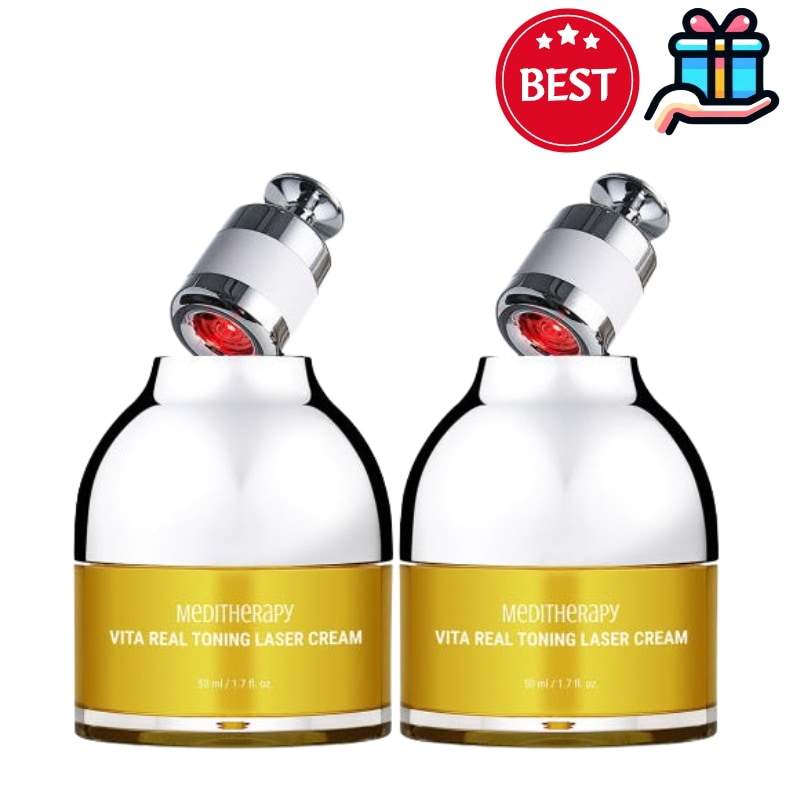 [シミ抜きクリーム 韓国1+1] 【LED美顔器】生ビタミン トニング レーザークリーム 50ml +50ml 大容量 しみ シミ取り シミ取りクリーム シミケア シミ消し 韓国コスメ シミピュアビタ