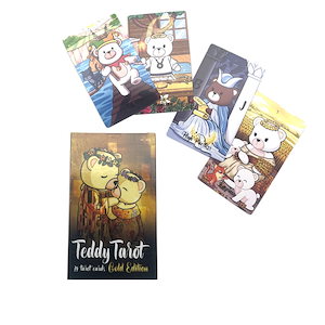 【1点ご購入 で10点プレゼントいたします】12 X 7 Teddy Tarotテディベアタロットカードカードボードゲーム第3版